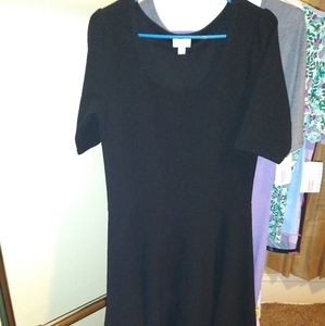 Solid black Nicole Dress